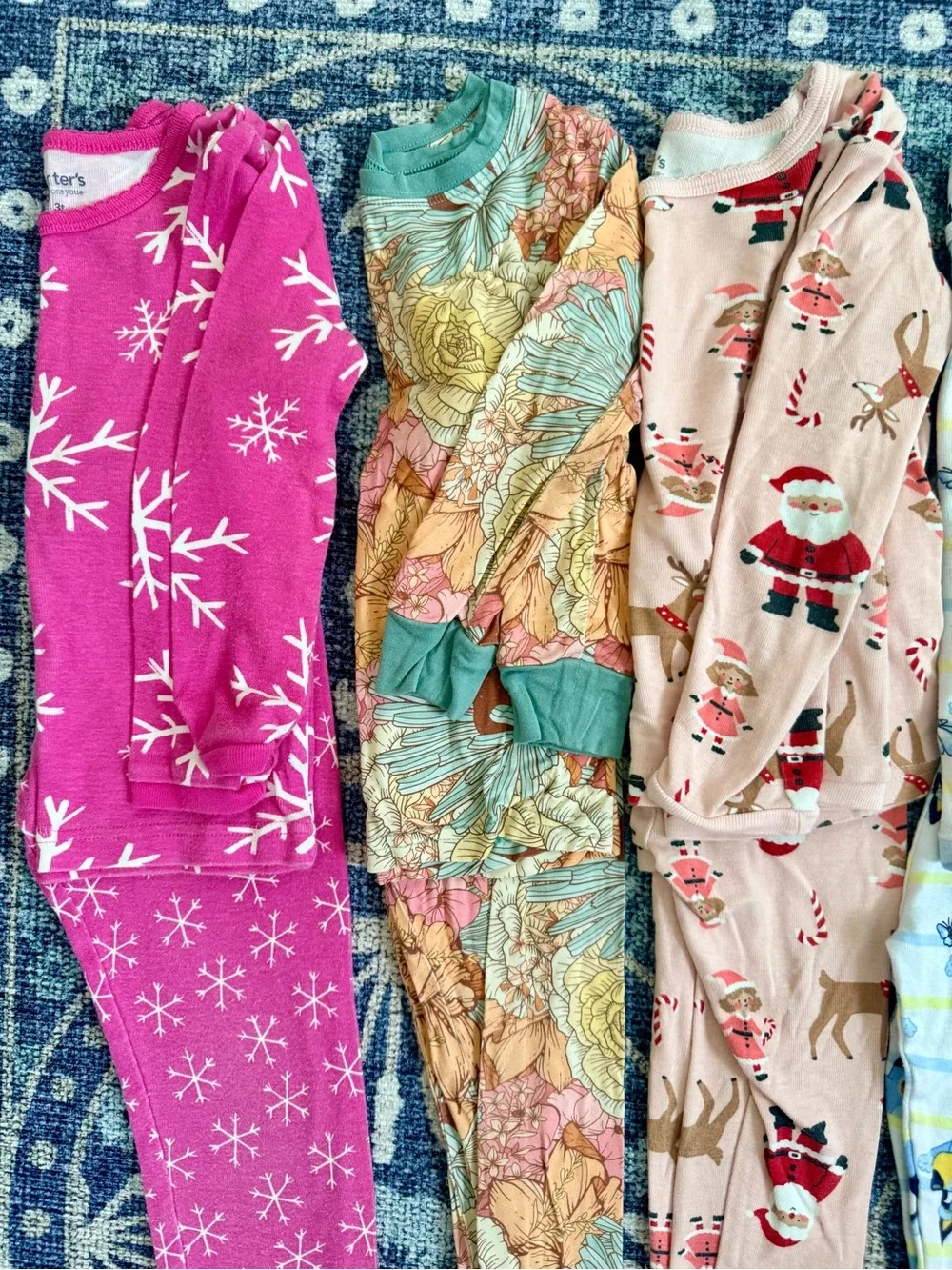 5 Sets Toddler Girls Pajama Sets